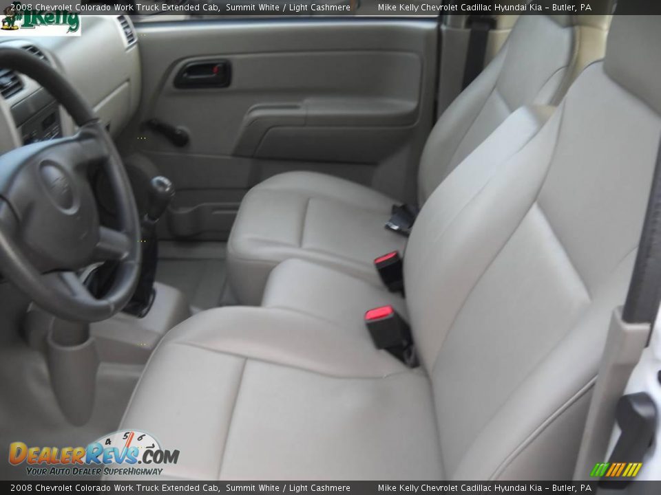 2008 Chevrolet Colorado Work Truck Extended Cab Summit White / Light Cashmere Photo #9