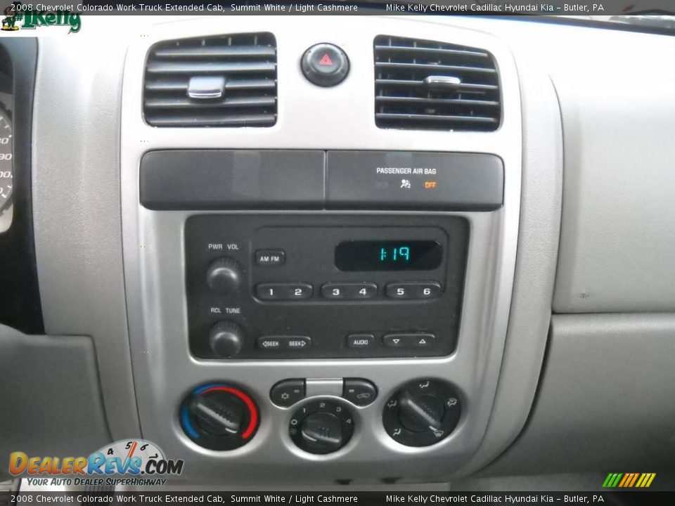 2008 Chevrolet Colorado Work Truck Extended Cab Summit White / Light Cashmere Photo #17