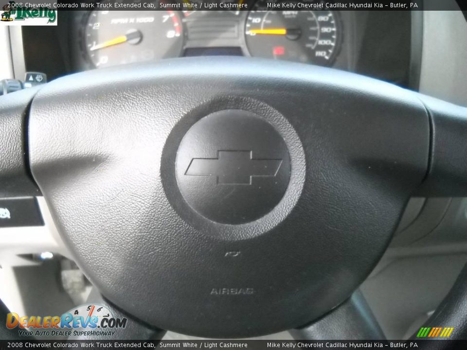2008 Chevrolet Colorado Work Truck Extended Cab Summit White / Light Cashmere Photo #19