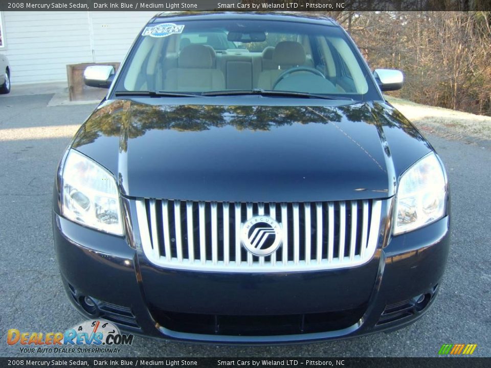 2008 Mercury Sable Sedan Dark Ink Blue / Medium Light Stone Photo #2