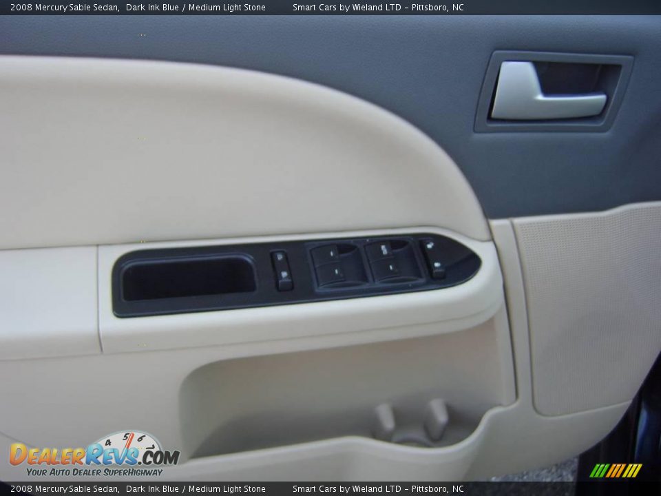 2008 Mercury Sable Sedan Dark Ink Blue / Medium Light Stone Photo #14