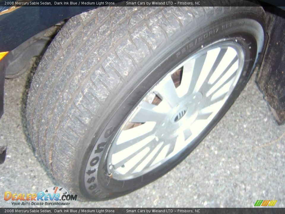 2008 Mercury Sable Sedan Dark Ink Blue / Medium Light Stone Photo #21