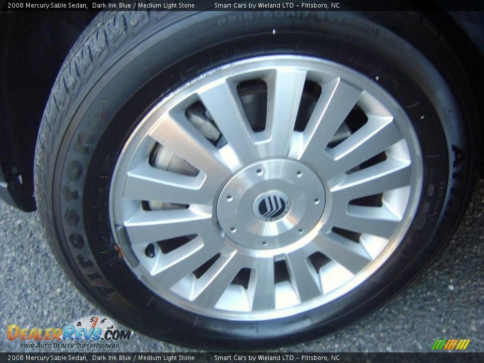 2008 Mercury Sable Sedan Dark Ink Blue / Medium Light Stone Photo #22