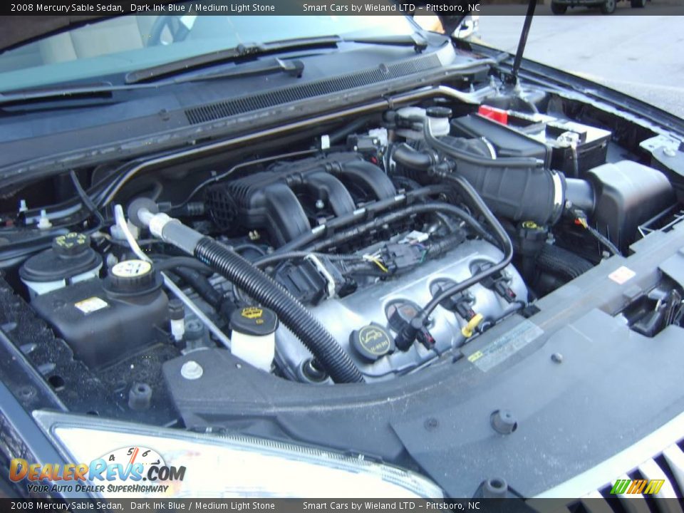 2008 Mercury Sable Sedan Dark Ink Blue / Medium Light Stone Photo #23