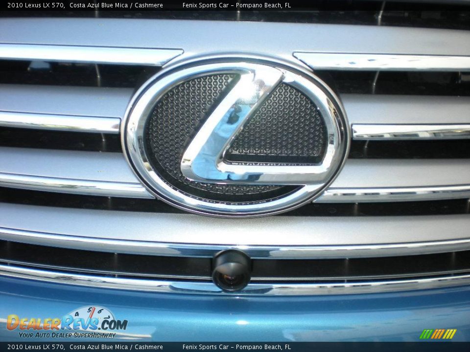 2010 Lexus LX 570 Costa Azul Blue Mica / Cashmere Photo #9