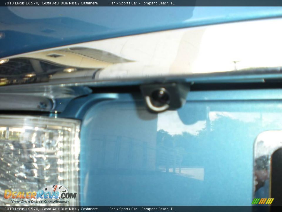 2010 Lexus LX 570 Costa Azul Blue Mica / Cashmere Photo #10