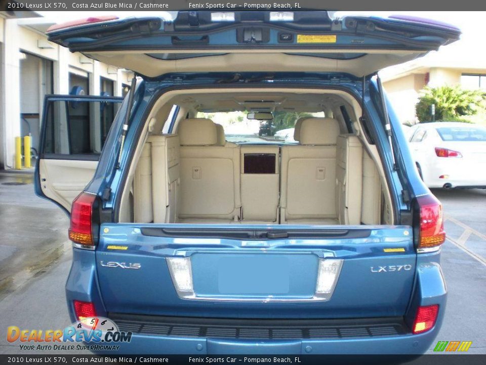 2010 Lexus LX 570 Costa Azul Blue Mica / Cashmere Photo #13
