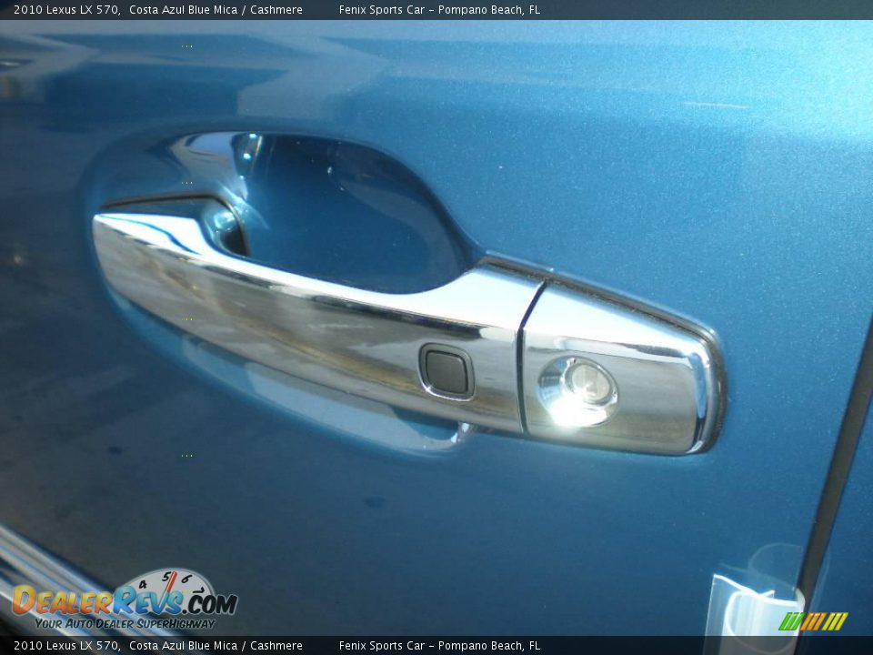 2010 Lexus LX 570 Costa Azul Blue Mica / Cashmere Photo #16