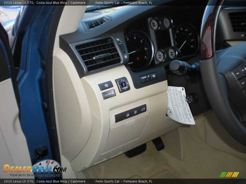 2010 Lexus LX 570 Costa Azul Blue Mica / Cashmere Photo #19
