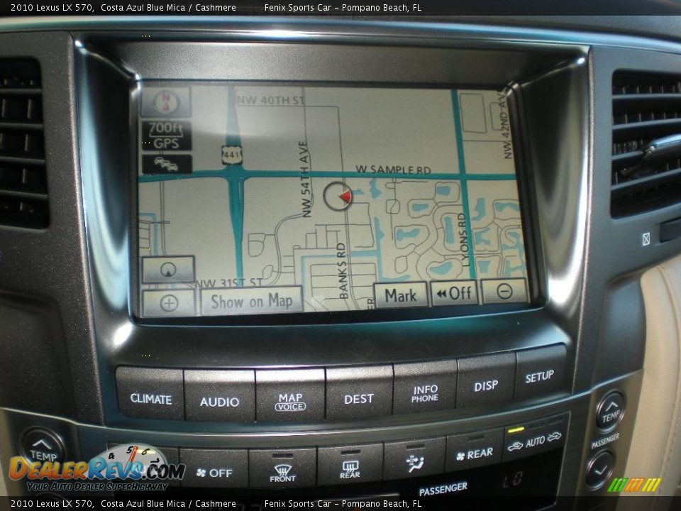 2010 Lexus LX 570 Costa Azul Blue Mica / Cashmere Photo #20