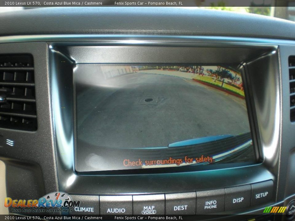 2010 Lexus LX 570 Costa Azul Blue Mica / Cashmere Photo #21