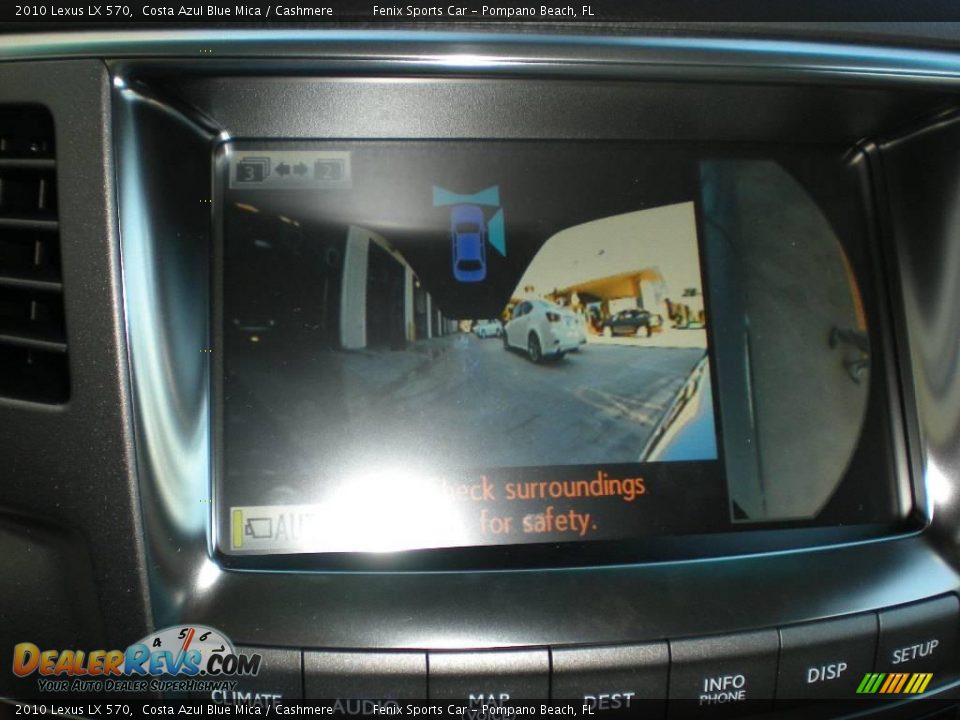 2010 Lexus LX 570 Costa Azul Blue Mica / Cashmere Photo #22