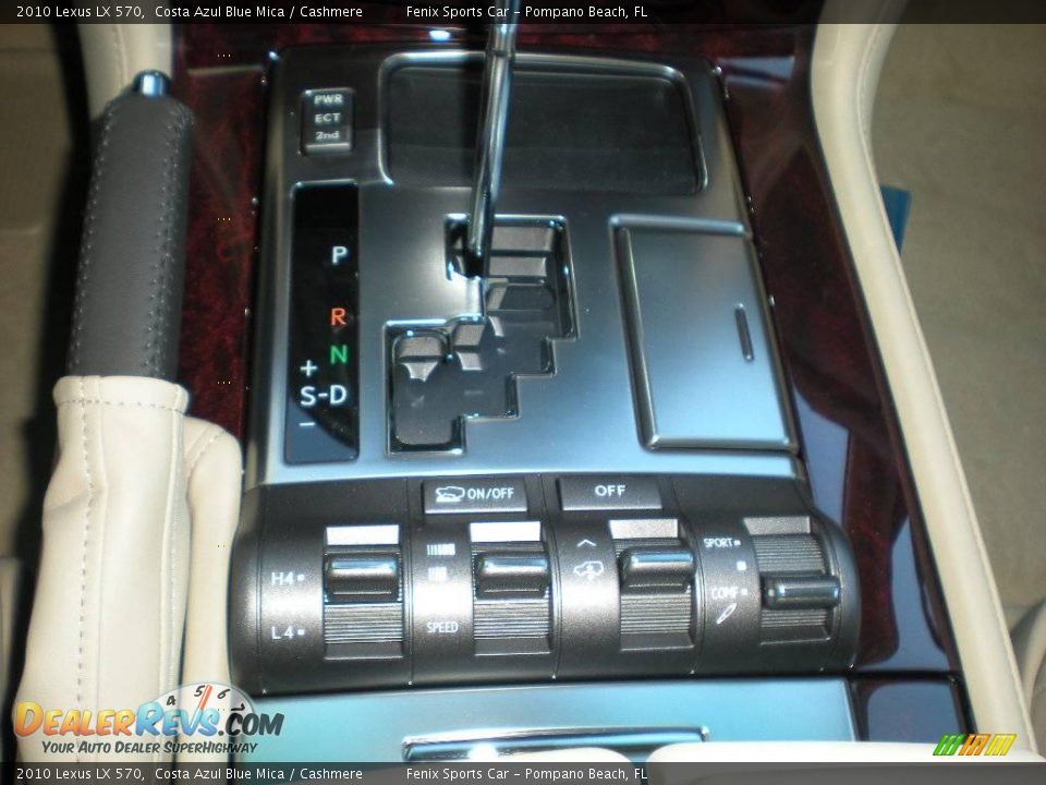 2010 Lexus LX 570 Costa Azul Blue Mica / Cashmere Photo #23