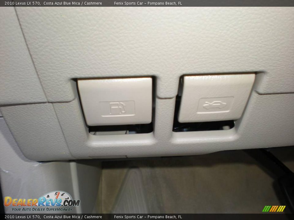 2010 Lexus LX 570 Costa Azul Blue Mica / Cashmere Photo #31