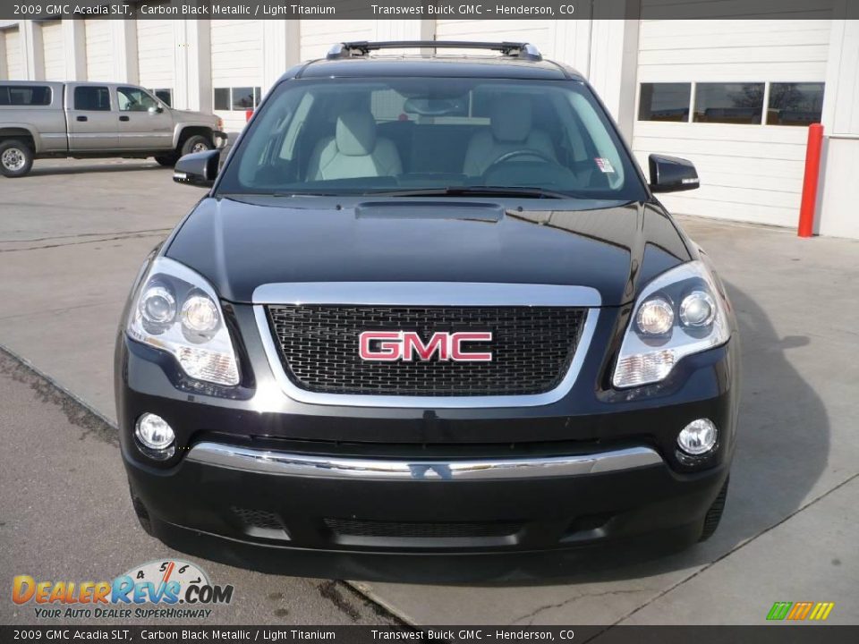 2009 GMC Acadia SLT Carbon Black Metallic / Light Titanium Photo #2