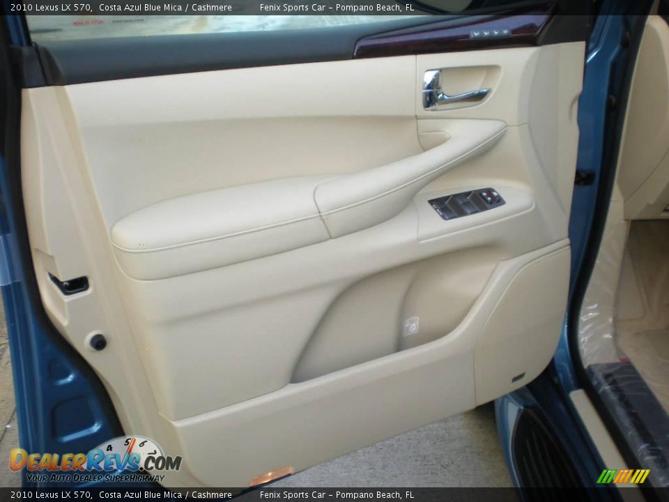2010 Lexus LX 570 Costa Azul Blue Mica / Cashmere Photo #32