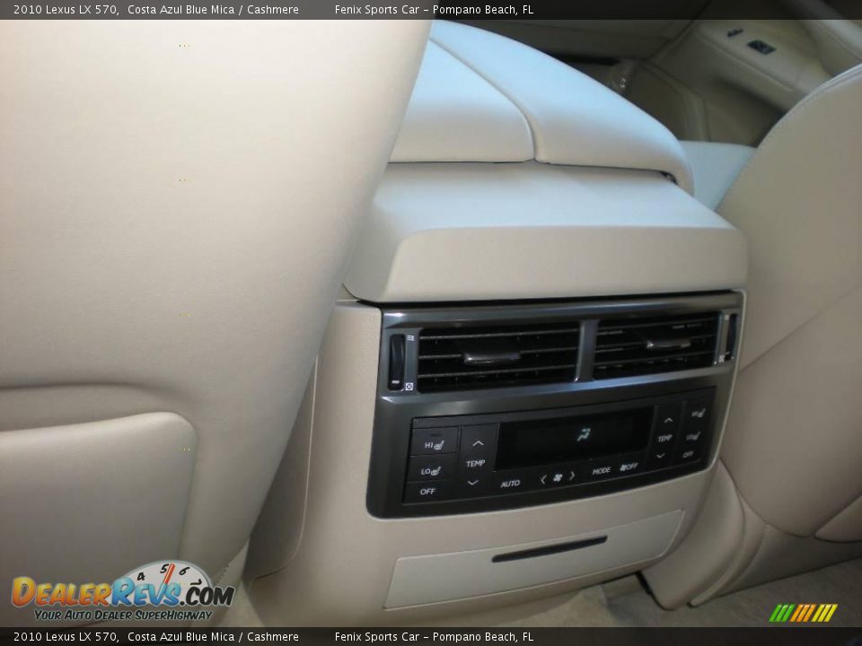 2010 Lexus LX 570 Costa Azul Blue Mica / Cashmere Photo #34