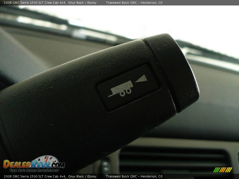 2008 GMC Sierra 1500 SLT Crew Cab 4x4 Onyx Black / Ebony Photo #12