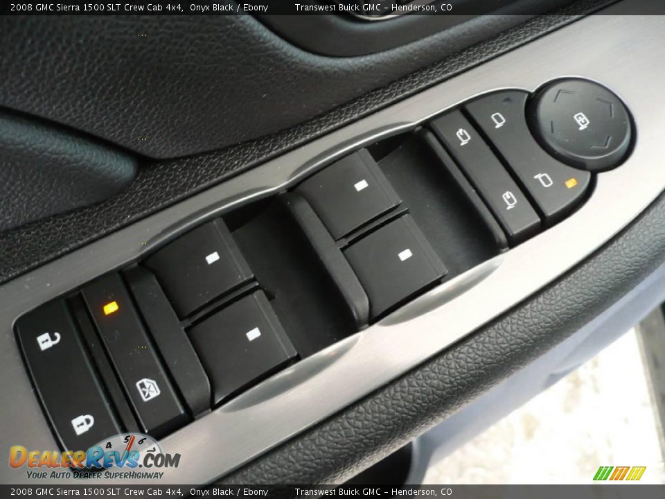 2008 GMC Sierra 1500 SLT Crew Cab 4x4 Onyx Black / Ebony Photo #14