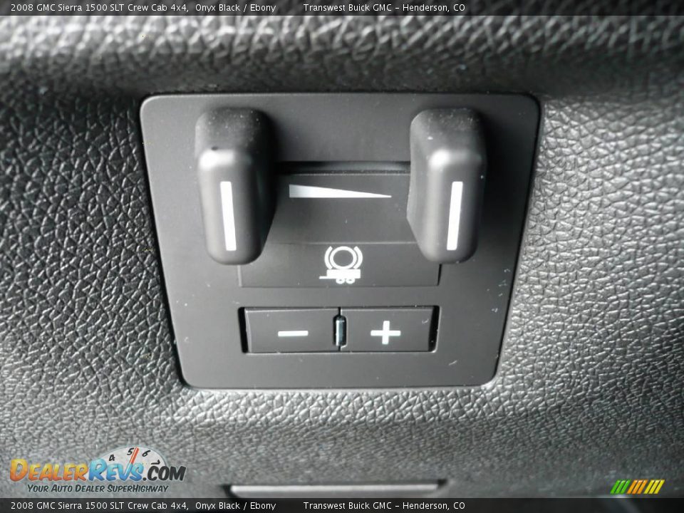 2008 GMC Sierra 1500 SLT Crew Cab 4x4 Onyx Black / Ebony Photo #16