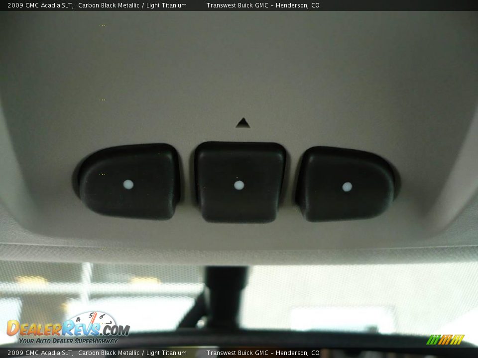 2009 GMC Acadia SLT Carbon Black Metallic / Light Titanium Photo #20