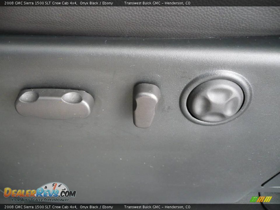 2008 GMC Sierra 1500 SLT Crew Cab 4x4 Onyx Black / Ebony Photo #22