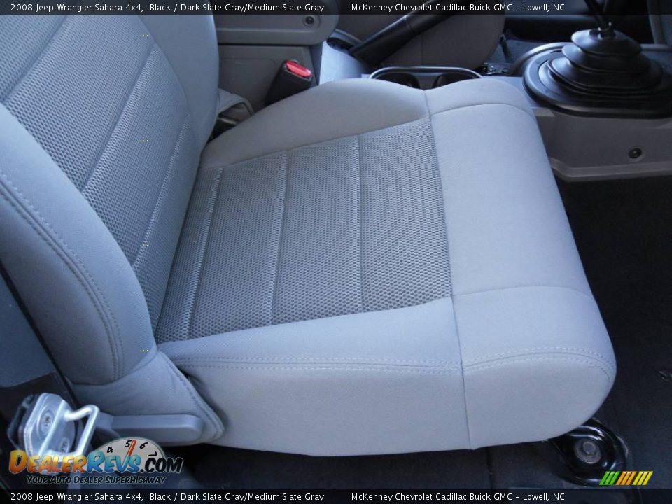 2008 Jeep Wrangler Sahara 4x4 Black / Dark Slate Gray/Medium Slate Gray Photo #14