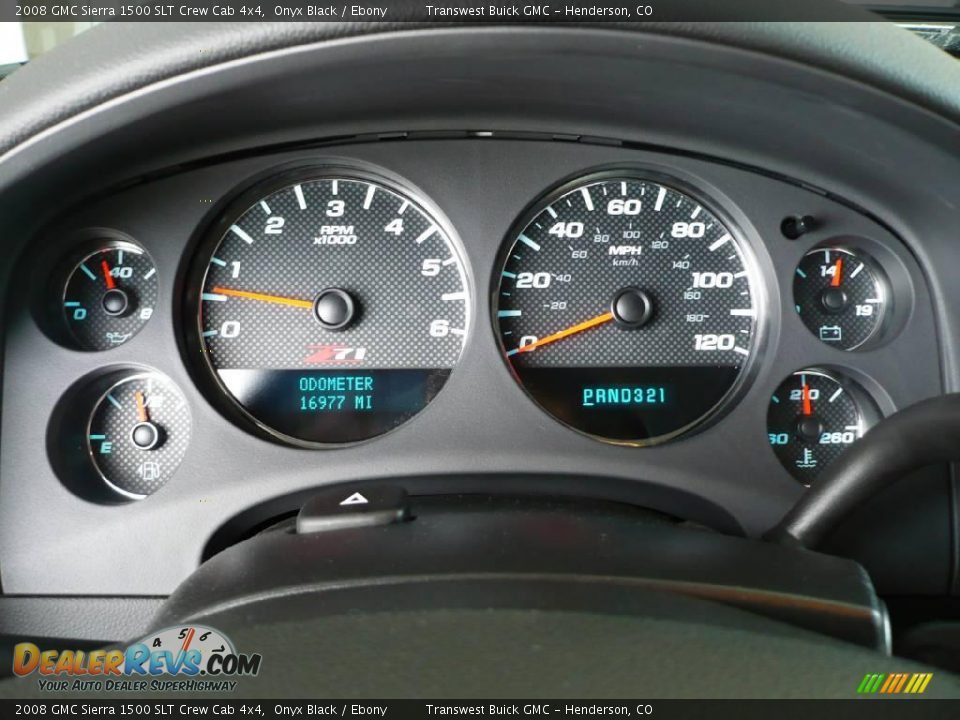 2008 GMC Sierra 1500 SLT Crew Cab 4x4 Onyx Black / Ebony Photo #23