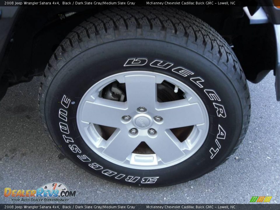 2008 Jeep Wrangler Sahara 4x4 Black / Dark Slate Gray/Medium Slate Gray Photo #17