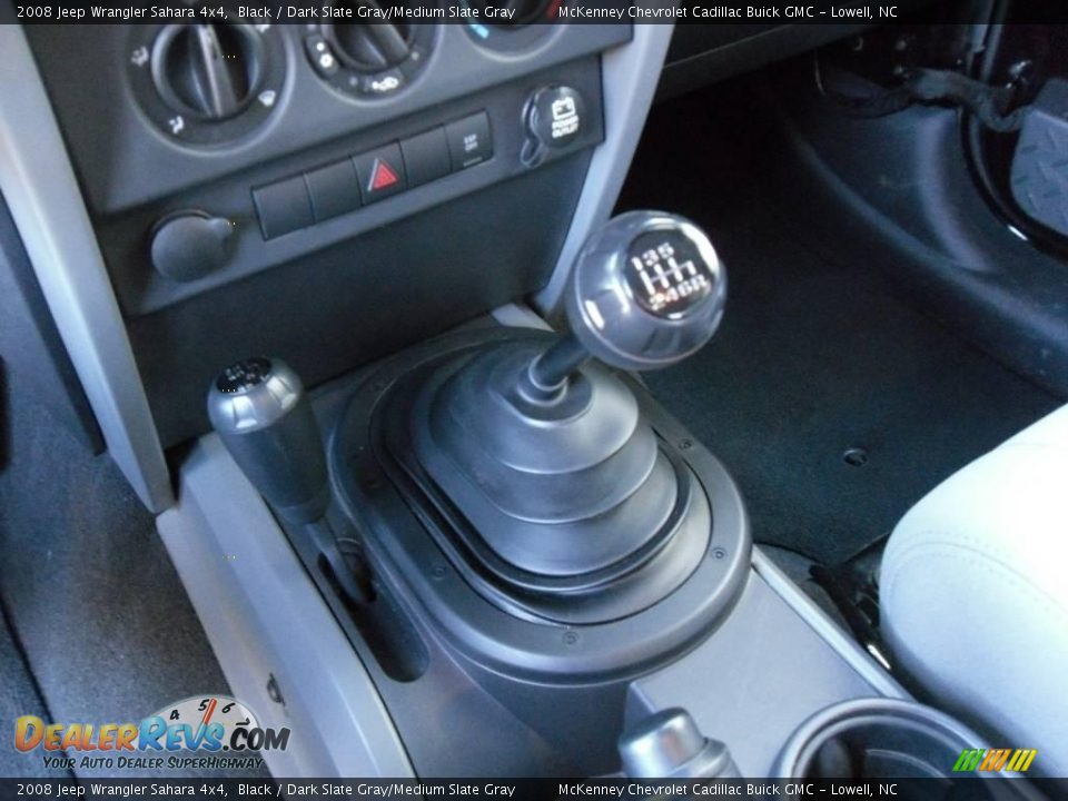 2008 Jeep Wrangler Sahara 4x4 Black / Dark Slate Gray/Medium Slate Gray Photo #22