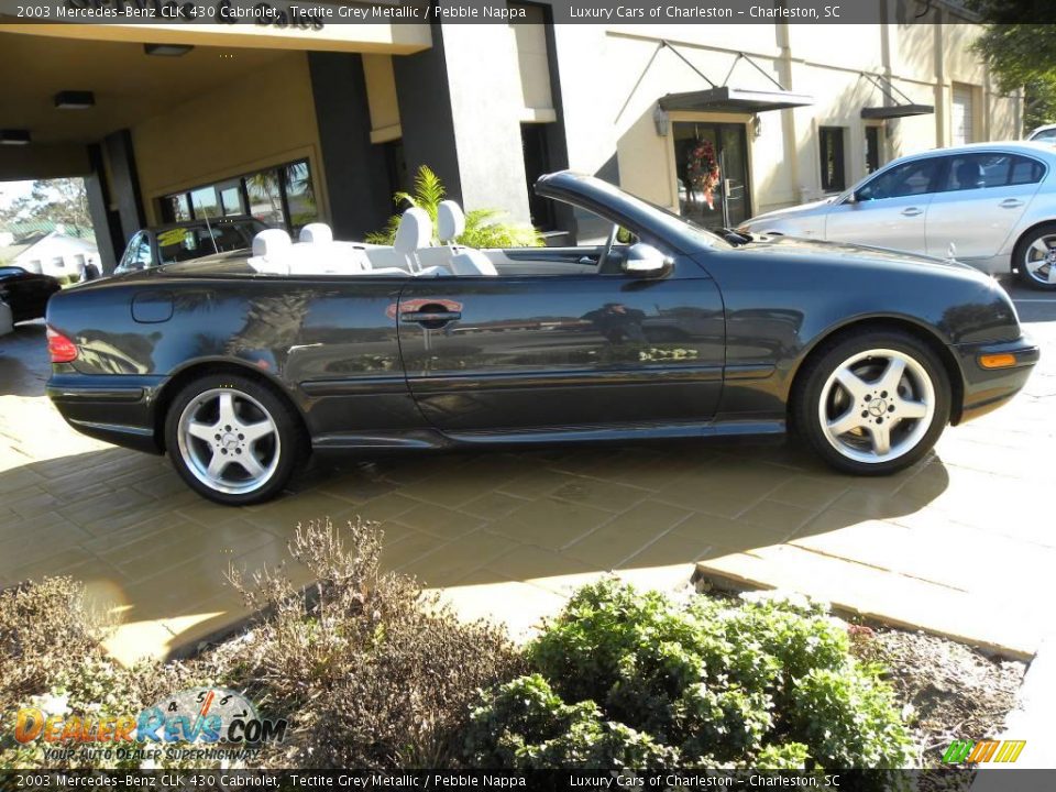 2003 Mercedes-Benz CLK 430 Cabriolet Tectite Grey Metallic / Pebble Nappa Photo #2