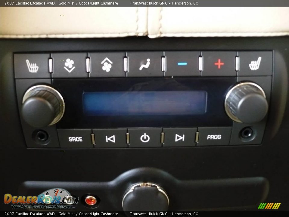 2007 Cadillac Escalade AWD Gold Mist / Cocoa/Light Cashmere Photo #16