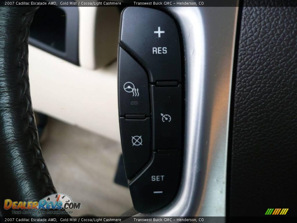 2007 Cadillac Escalade AWD Gold Mist / Cocoa/Light Cashmere Photo #21
