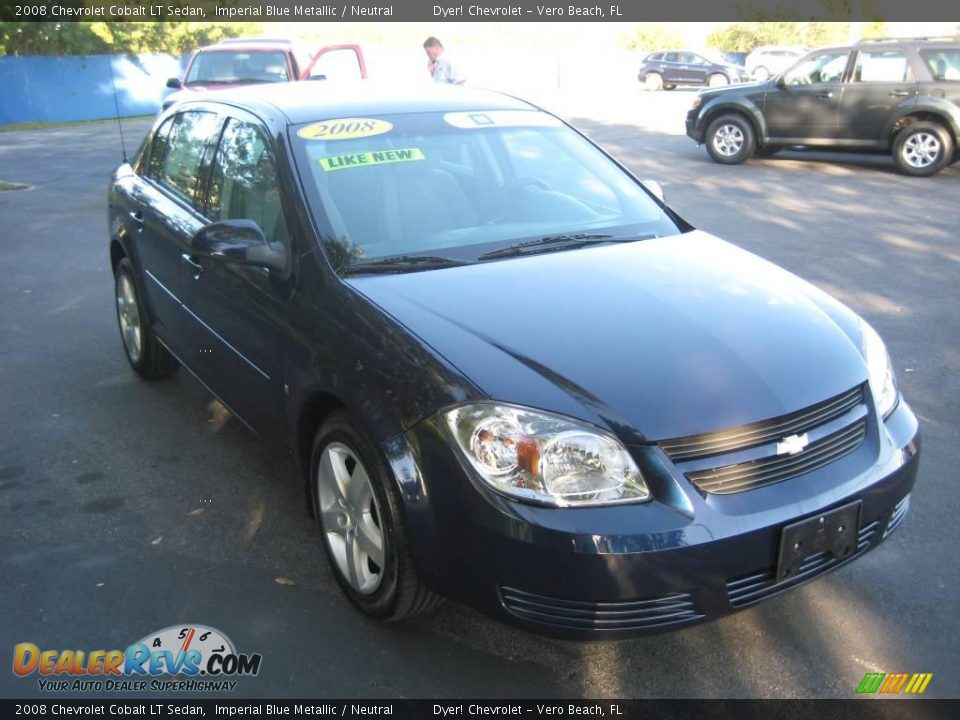 2008 Chevrolet Cobalt LT Sedan Imperial Blue Metallic / Neutral Photo #4