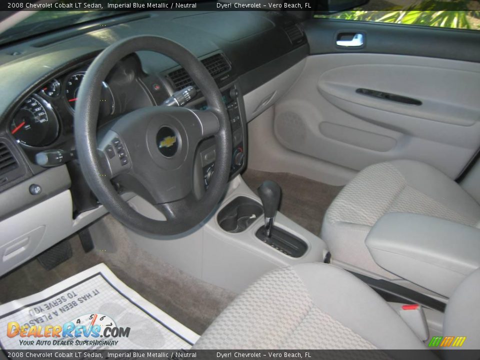 2008 Chevrolet Cobalt LT Sedan Imperial Blue Metallic / Neutral Photo #5