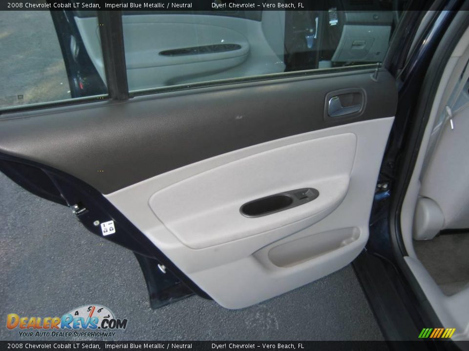 2008 Chevrolet Cobalt LT Sedan Imperial Blue Metallic / Neutral Photo #8