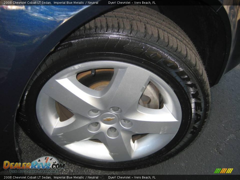 2008 Chevrolet Cobalt LT Sedan Imperial Blue Metallic / Neutral Photo #21