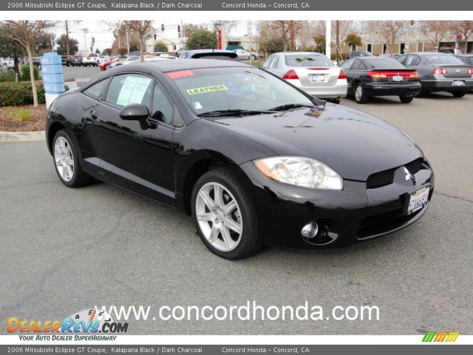 2006 Mitsubishi Eclipse GT Coupe Kalapana Black / Dark Charcoal Photo #1