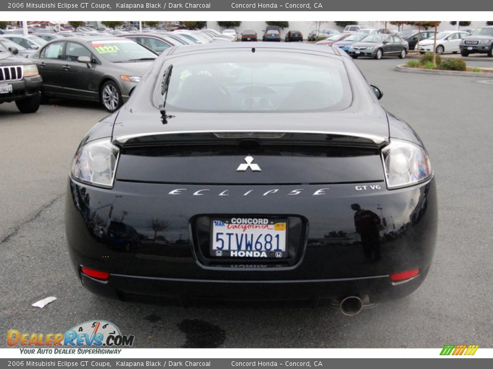 2006 Mitsubishi Eclipse GT Coupe Kalapana Black / Dark Charcoal Photo #4