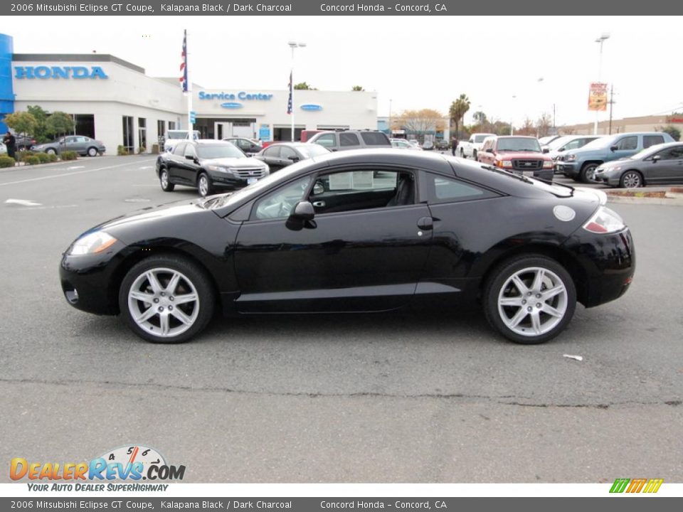 2006 Mitsubishi Eclipse GT Coupe Kalapana Black / Dark Charcoal Photo #6