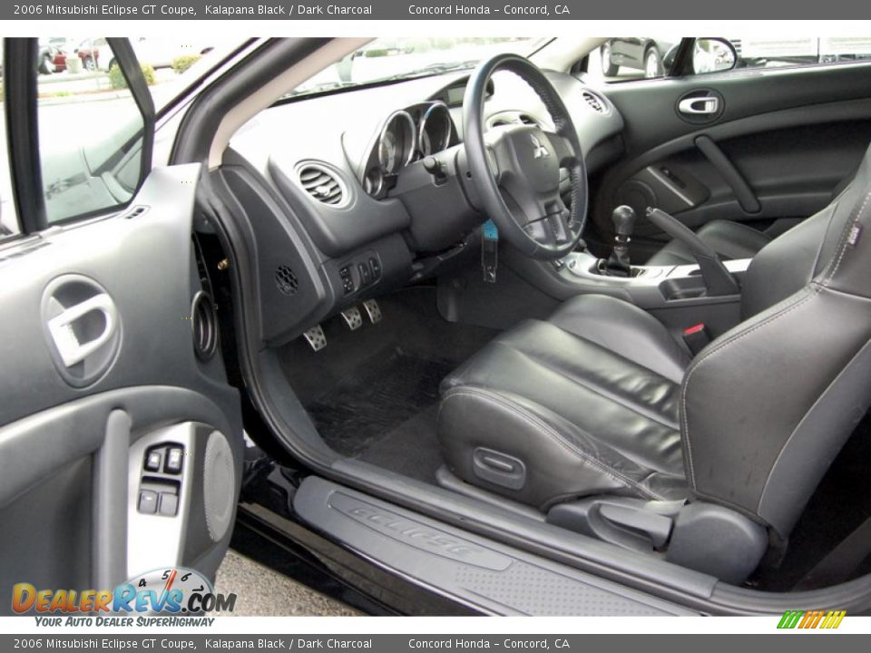 2006 Mitsubishi Eclipse GT Coupe Kalapana Black / Dark Charcoal Photo #16
