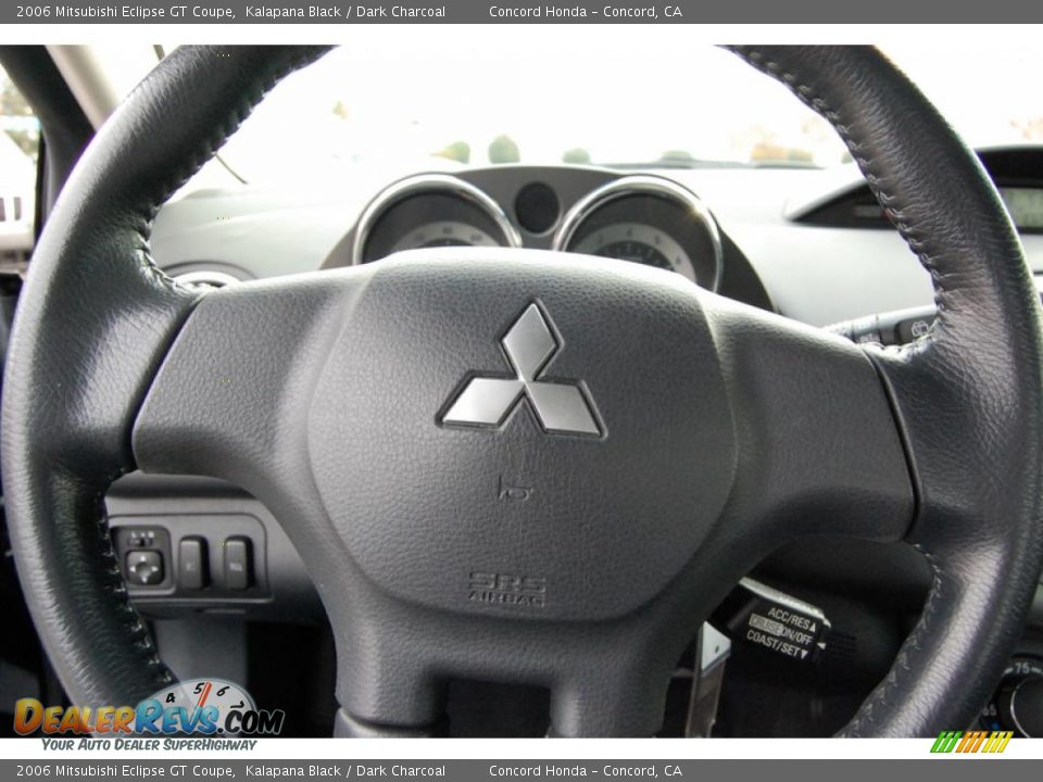 2006 Mitsubishi Eclipse GT Coupe Kalapana Black / Dark Charcoal Photo #19