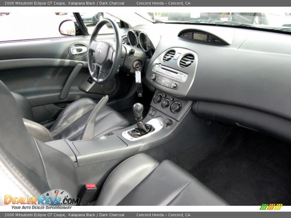 2006 Mitsubishi Eclipse GT Coupe Kalapana Black / Dark Charcoal Photo #22