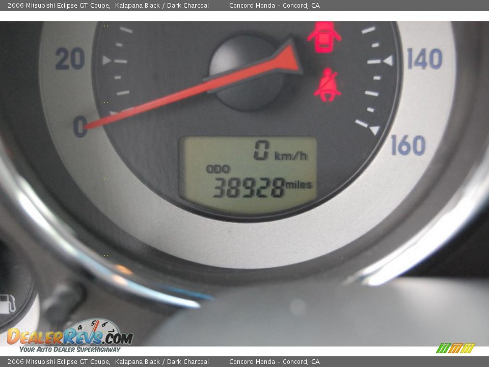 2006 Mitsubishi Eclipse GT Coupe Kalapana Black / Dark Charcoal Photo #23