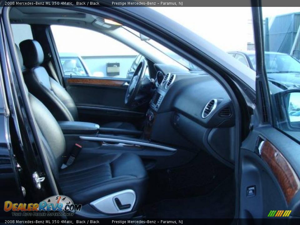 2008 Mercedes-Benz ML 350 4Matic Black / Black Photo #9