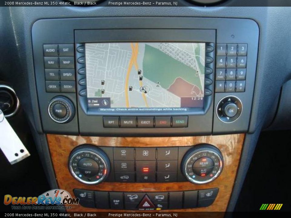 2008 Mercedes-Benz ML 350 4Matic Black / Black Photo #12