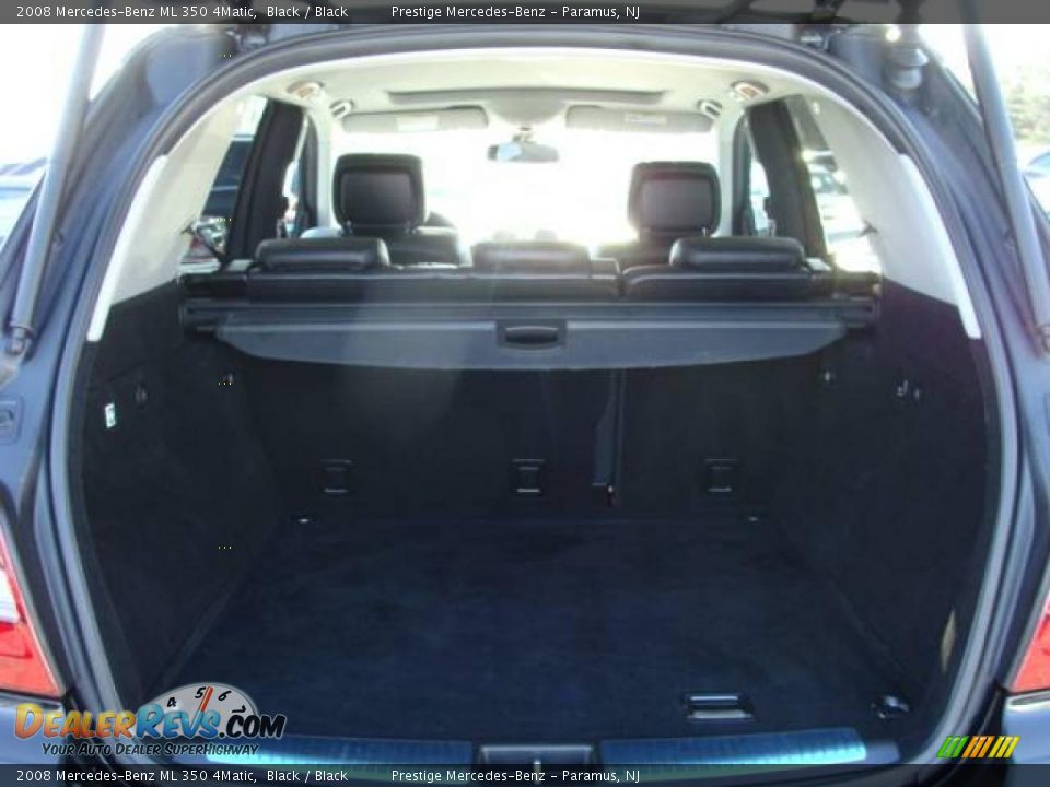 2008 Mercedes-Benz ML 350 4Matic Black / Black Photo #14