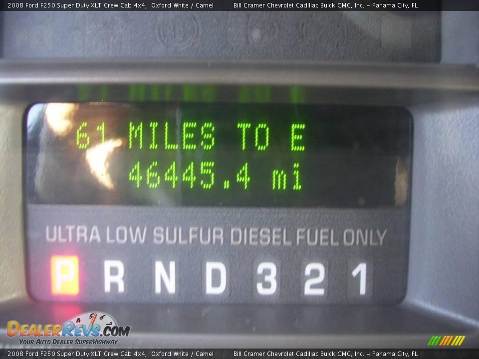 2008 Ford F250 Super Duty XLT Crew Cab 4x4 Oxford White / Camel Photo #4