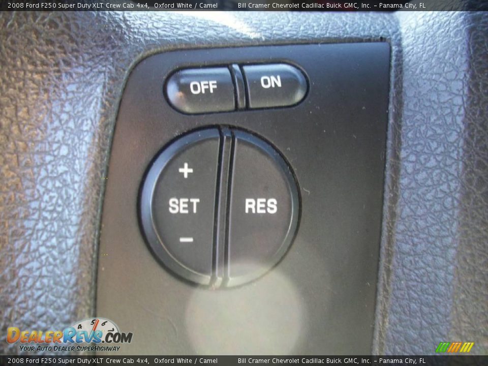 2008 Ford F250 Super Duty XLT Crew Cab 4x4 Oxford White / Camel Photo #14