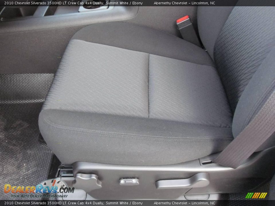 2010 Chevrolet Silverado 3500HD LT Crew Cab 4x4 Dually Summit White / Ebony Photo #10